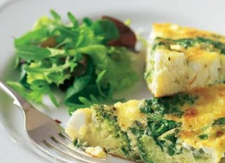 Broccoli & Feta Omelet